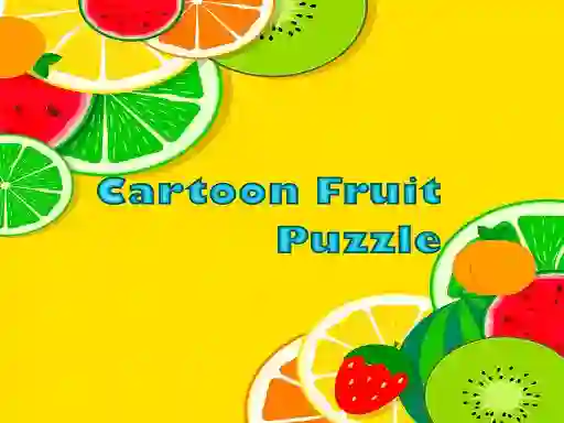Leikur Cartoon Fruit Puzzle á netinu