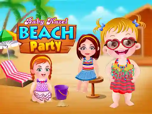 Leikur Baby Hazel Beach Party á netinu