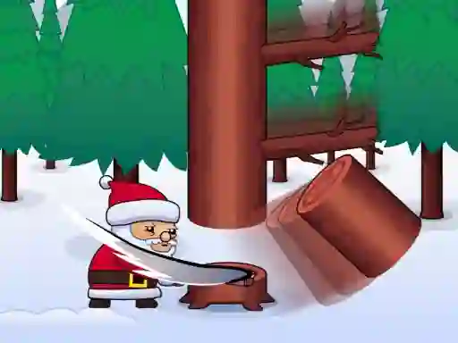 Leikur Lumberjack Santa á netinu