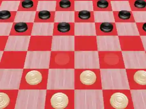 Leikur Checkers 3d á netinu