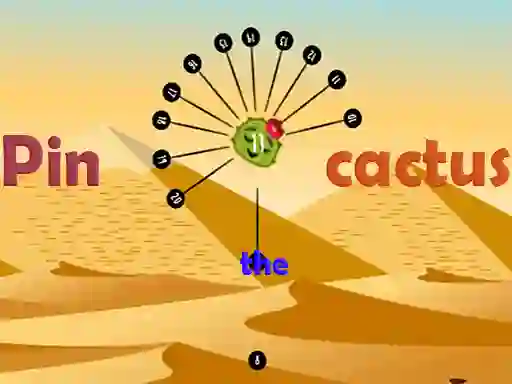 Leikur Pin the cactus á netinu