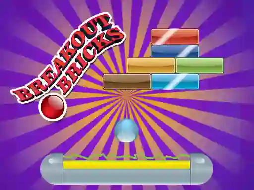 Leikur Breakout Bricks á netinu