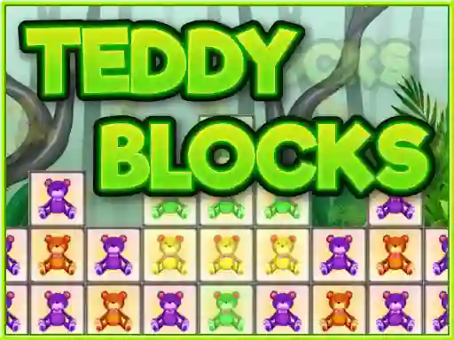 Leikur Teddy blocks á netinu