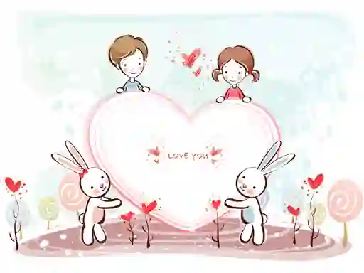 Leikur Valentine Young Love á netinu