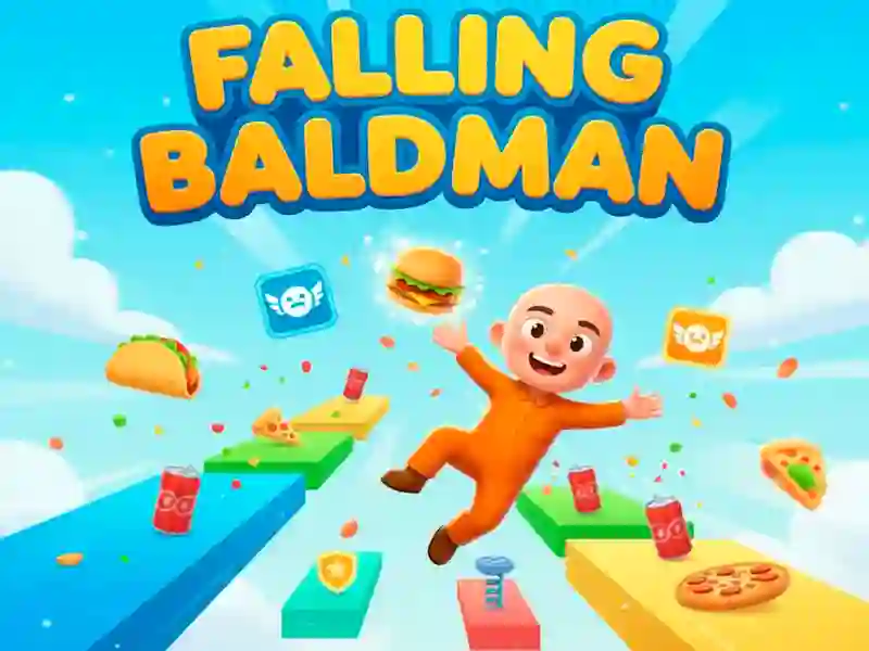 Leikur Falling Baldman á netinu