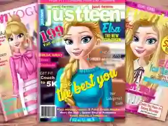 Leikur Ellie Cover Model á netinu