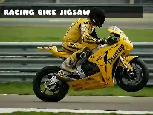 Leikur Racing Bike Jigsaw á netinu