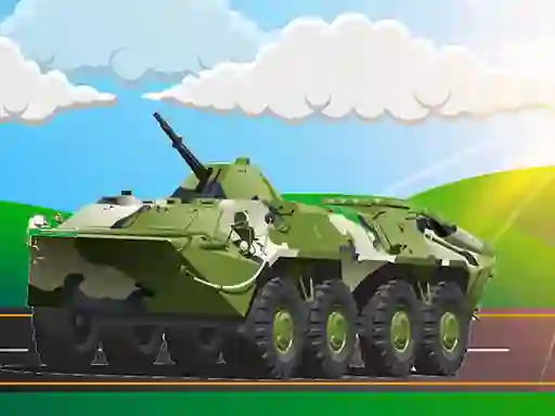 Leikur Military Vehicles Jigsaw á netinu