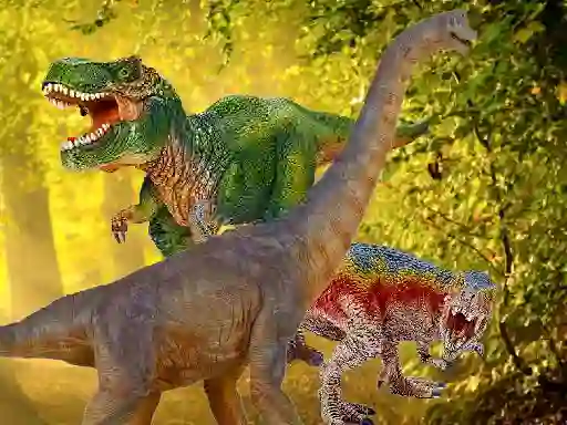 Leikur World Of Dinosaurs Jigsaw á netinu