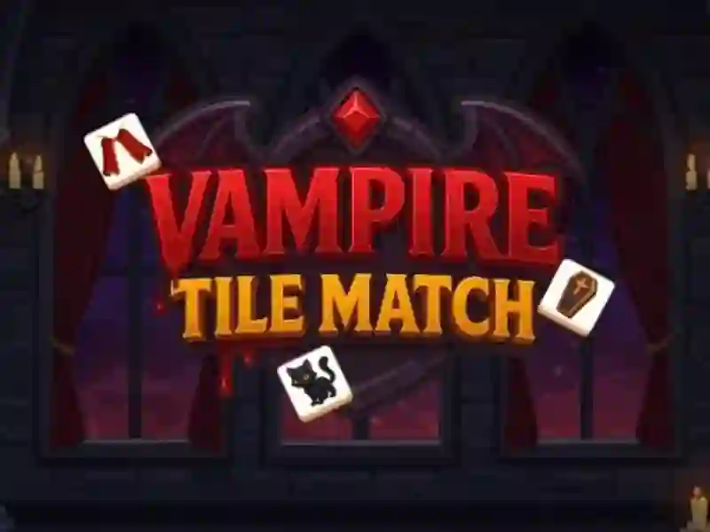 Leikur Vampire Tile Match á netinu