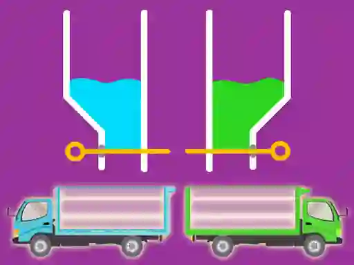 Leikur Color Water Trucks á netinu