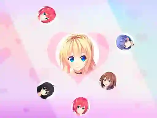 Leikur Anime Love Balls Girls á netinu