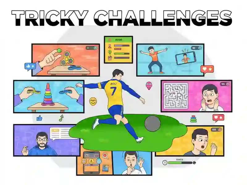 Leikur Tricky Challenges á netinu