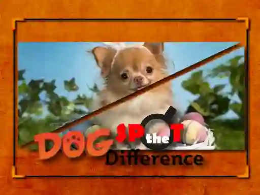 Leikur Dog Spot The Difference á netinu