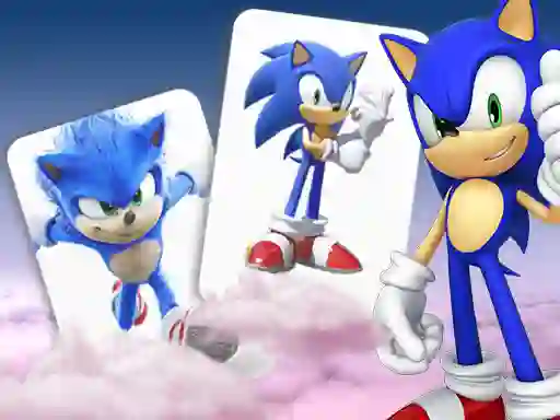 Leikur Sonic Memory card Match á netinu