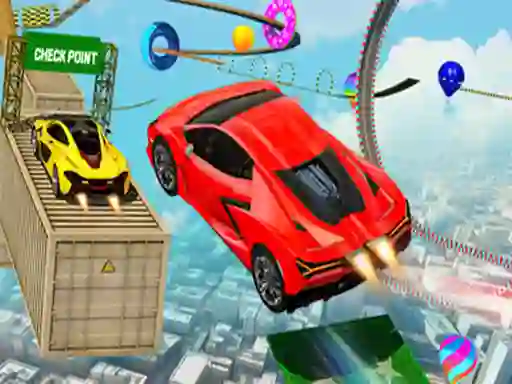 Leikur Crazy Car Stunt Descent GT á netinu