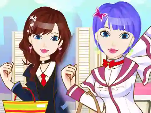 Leikur Schoolgirl Fashion á netinu
