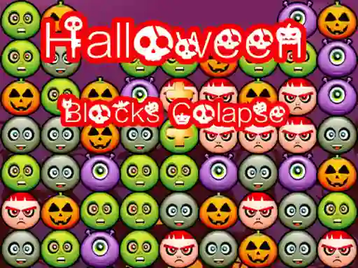 Leikur Halloween Block Collapse á netinu