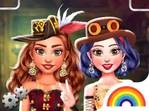 Leikur Princess Girls Steampunk Rivalry á netinu