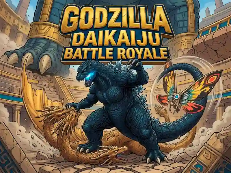 Leikur Godzilla Daikaiju Battle Royale á netinu