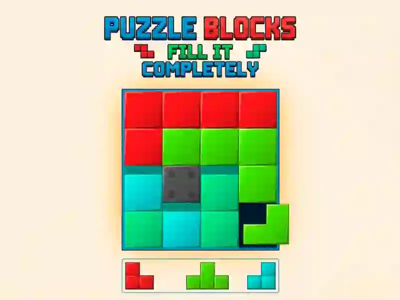Leikur Puzzle Blocks: Fill It Completely á netinu