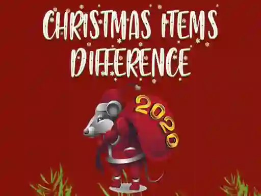 Leikur Christmas Items Differences á netinu