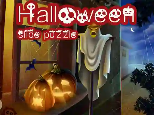 Leikur Halloween Slide Puzzle á netinu