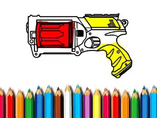 Leikur Back To School: Nerf Coloring Book á netinu