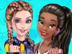 Leikur Princesses Workout Buddies á netinu