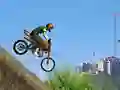 Leikur Construction Yard Bike á netinu