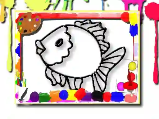 Leikur Fish Coloring Book á netinu