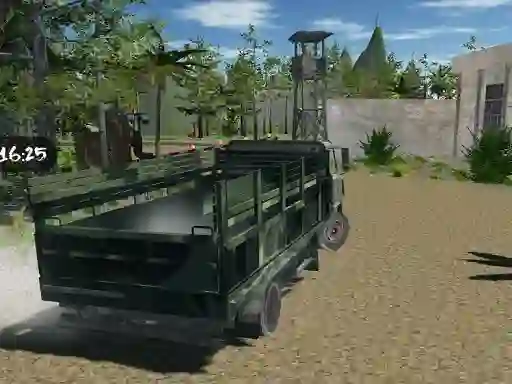 Leikur Offroad Truck Army Driving á netinu