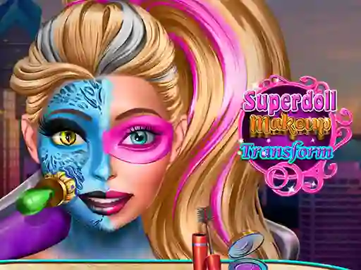 Leikur Super Doll Makeup Transform á netinu