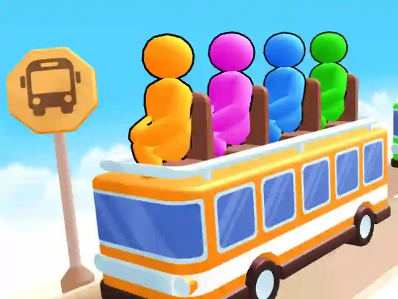 Leikur Bus Stop Color Jam á netinu