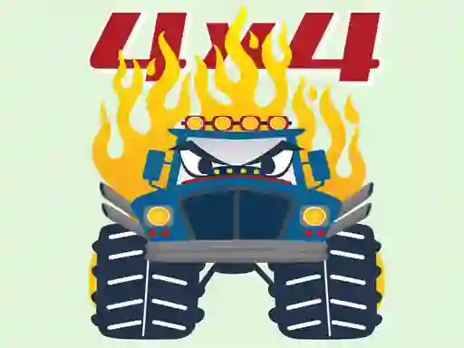 Leikur Monster Trucks Coloring Pages á netinu