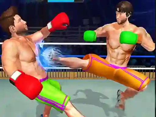 Leikur Bodybuilder Ring Fighting Club Wrestling á netinu