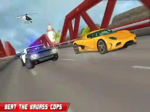 Leikur Grand Police Car Chase Drive Racing á netinu