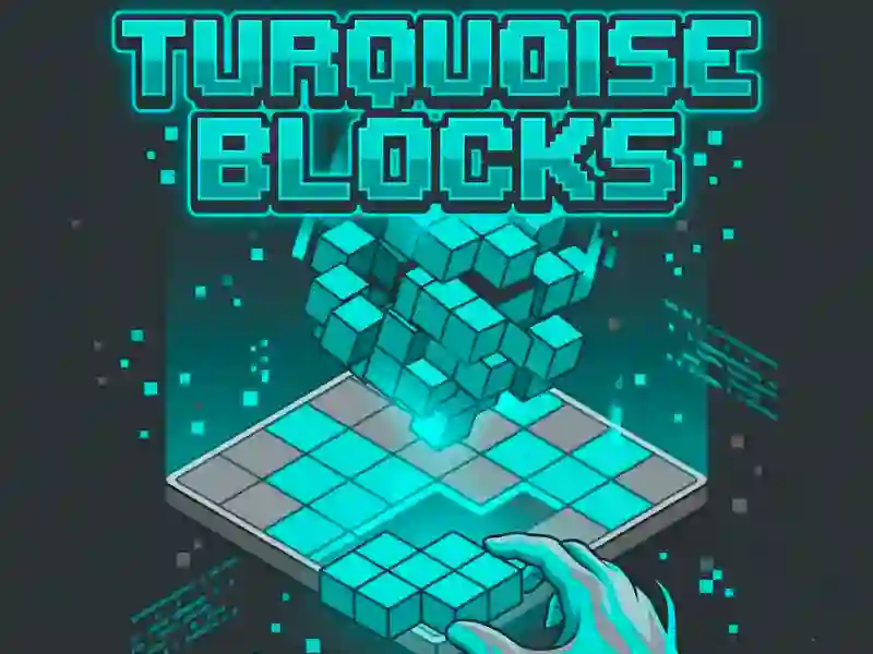 Leikur Turquoise Blocks á netinu
