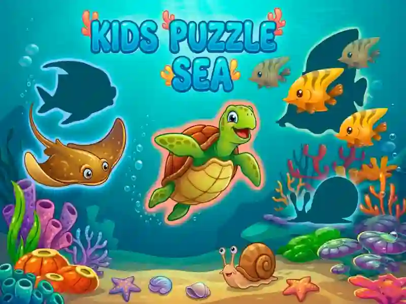 Leikur Kids Puzzle Sea á netinu