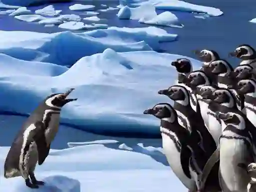 Leikur Penguins Slide á netinu
