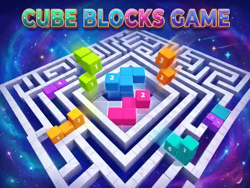 Leikur Cube blocks Game á netinu