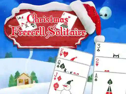 Leikur Freecell Christmas Solitaire á netinu