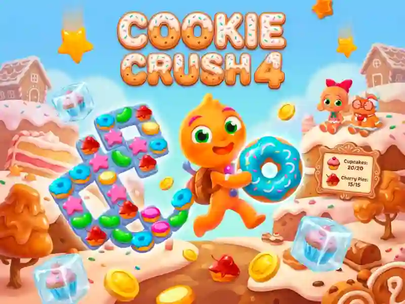 Leikur Cookie Crush 4 á netinu
