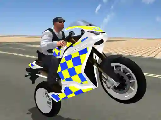 Leikur Super Stunt Police Bike Simulator 3D á netinu