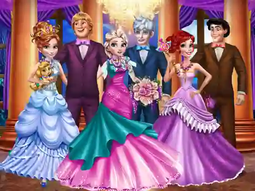 Leikur Princesses Castle Ball á netinu