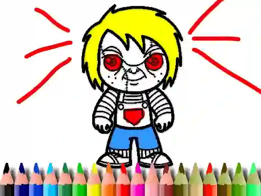 Leikur Scary Boy Coloring Book á netinu