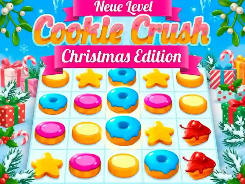 Leikur Cookie Crush: Christmas Edition á netinu