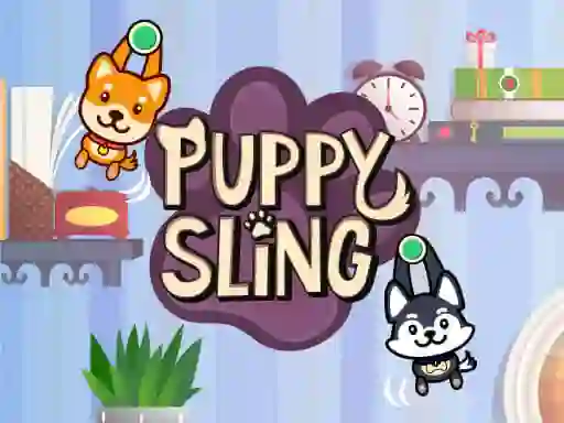 Leikur Puppy Sling á netinu
