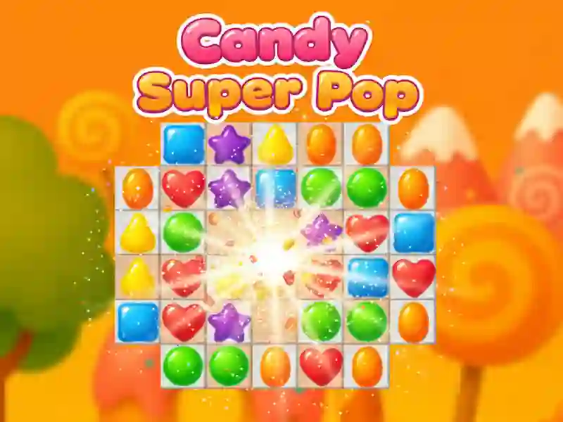 Leikur Candy Super Pop á netinu