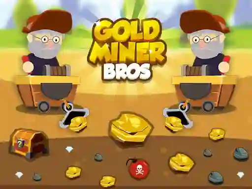 Leikur Gold Miner Bros á netinu